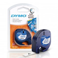 Dymo Plastic Labels / 12mm x 4m